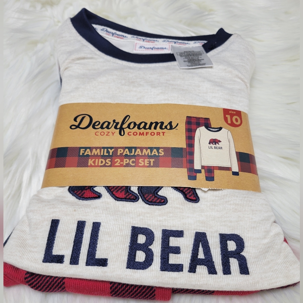 Dearfoams kids 2pc p.j. set